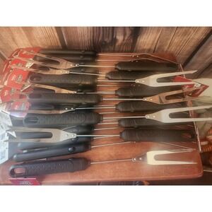Lot Of 24 Expert Grill Detachable Grilling Fork Stainless Steel BBQ Tool